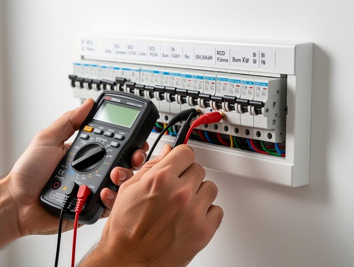 MGM Electrical St Albans carrying out electrical work